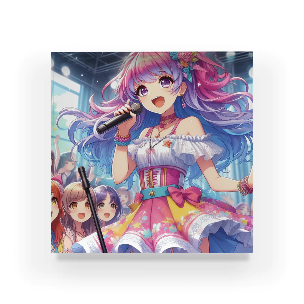 推しの美少女とアイドルの美少女系アイドル Acrylic Block