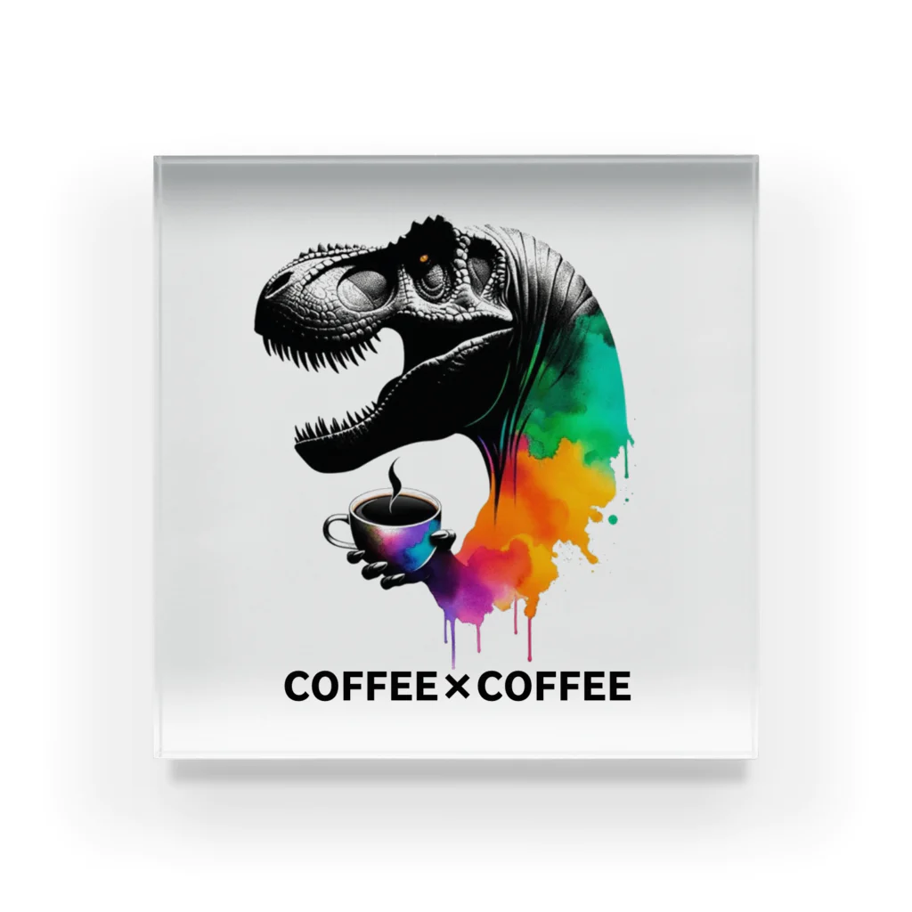 ディノアートラボ✴︎DINO ART LABの COFFEE×COFFEE アクリルブロック