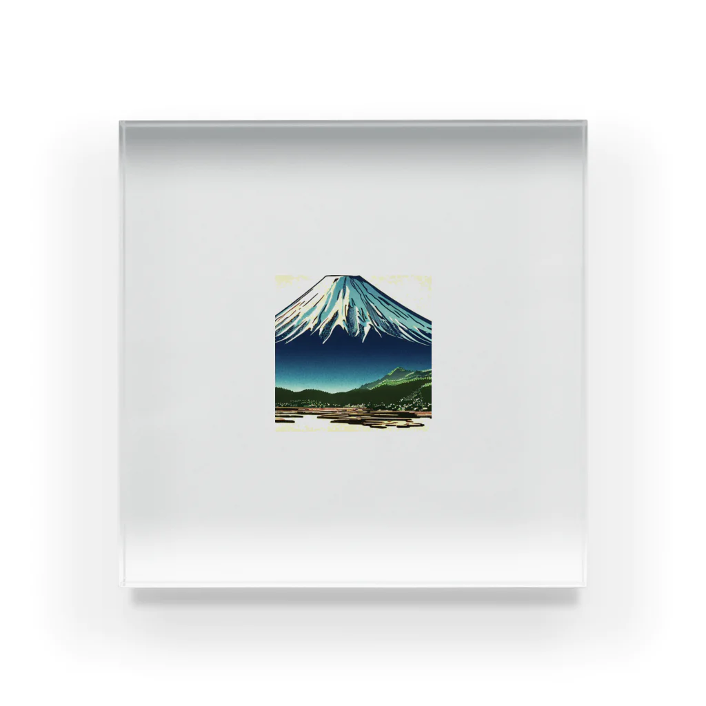 gabliel.の富士山 アクリルブロック