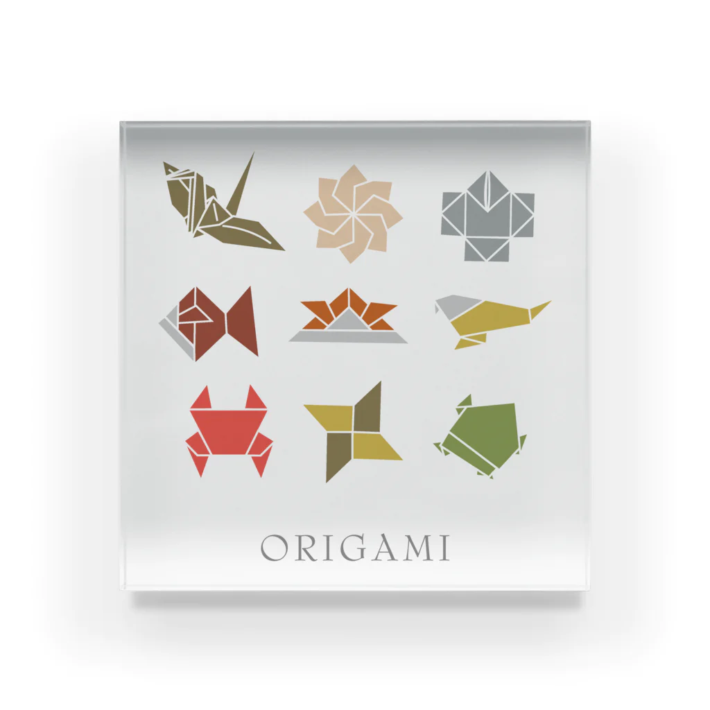 Drecome_DesignのORIGAMI Acrylic Block