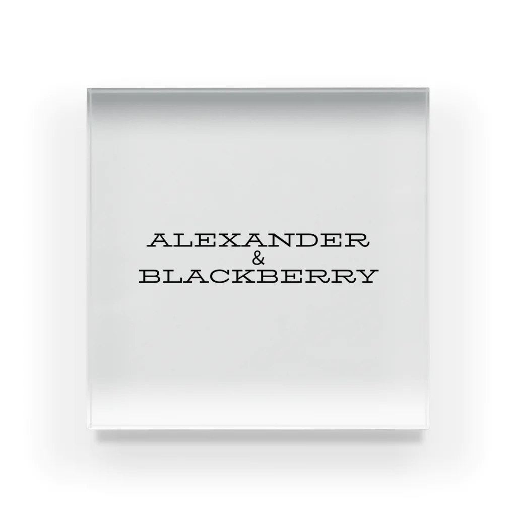 RS JAPANのAlexander ＆BlackBerry Acrylic Block