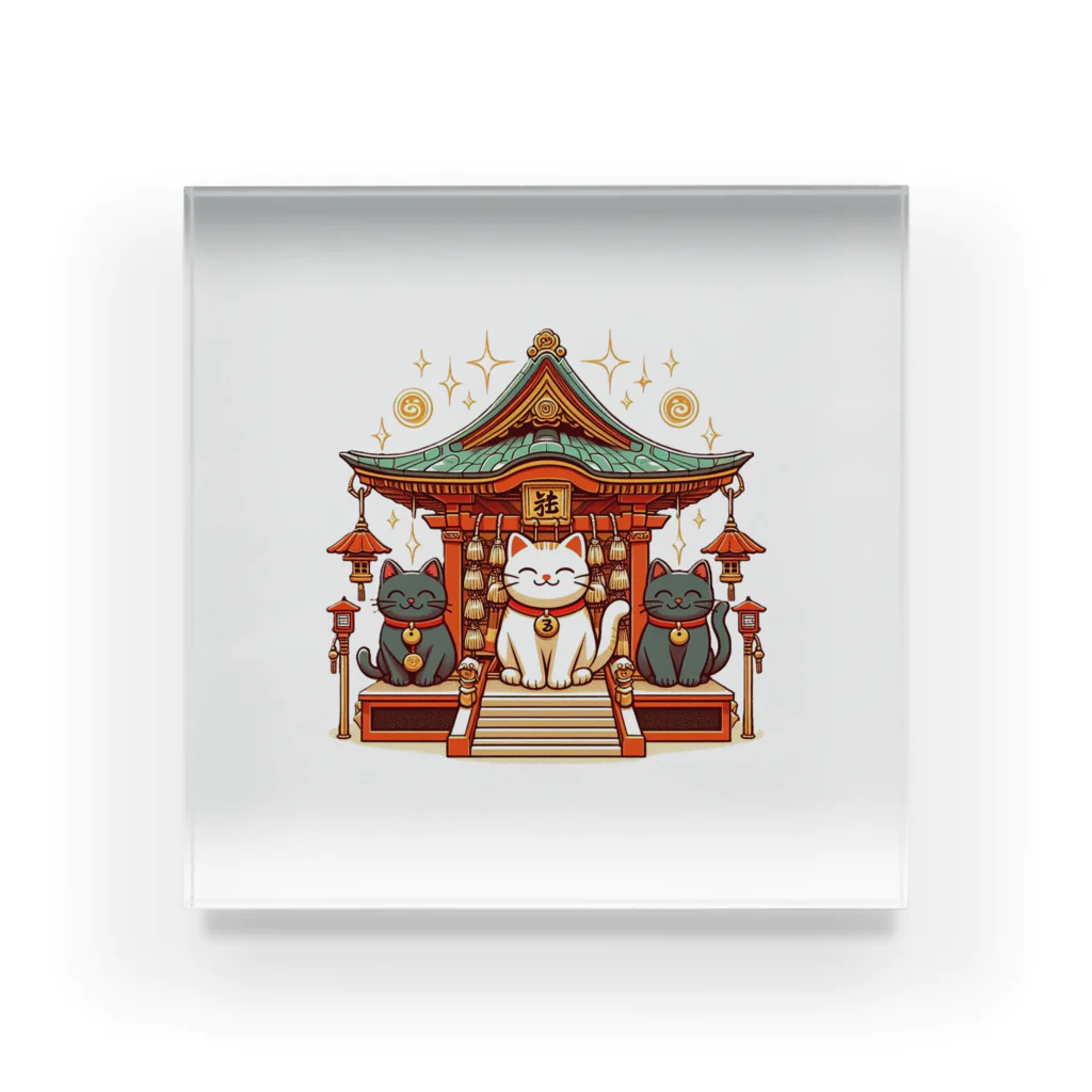 「動物ミリ屋」の笑福 Acrylic Block