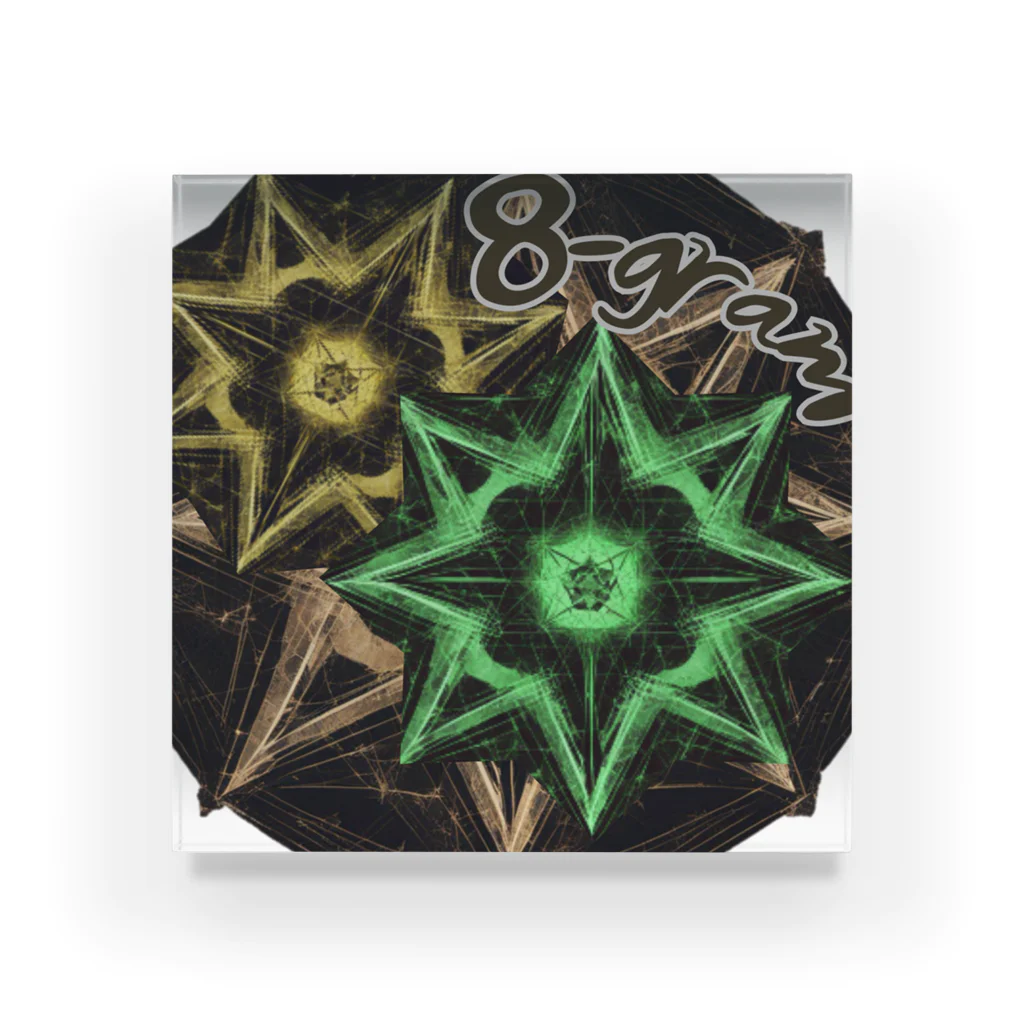 NaROOMの【Abstract Design】8-gram 八芒星🤭 アクリルブロック