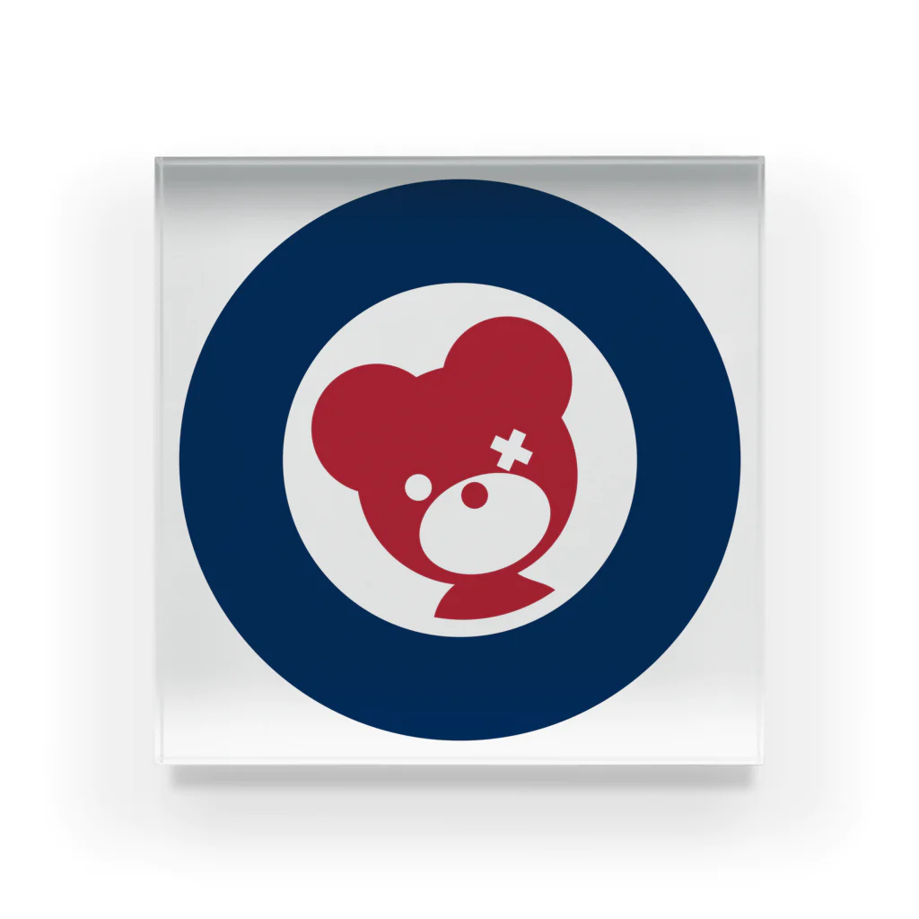 ROYAL BEAR FORCEのRoundel (Royal Bear Force) アクリルブロック