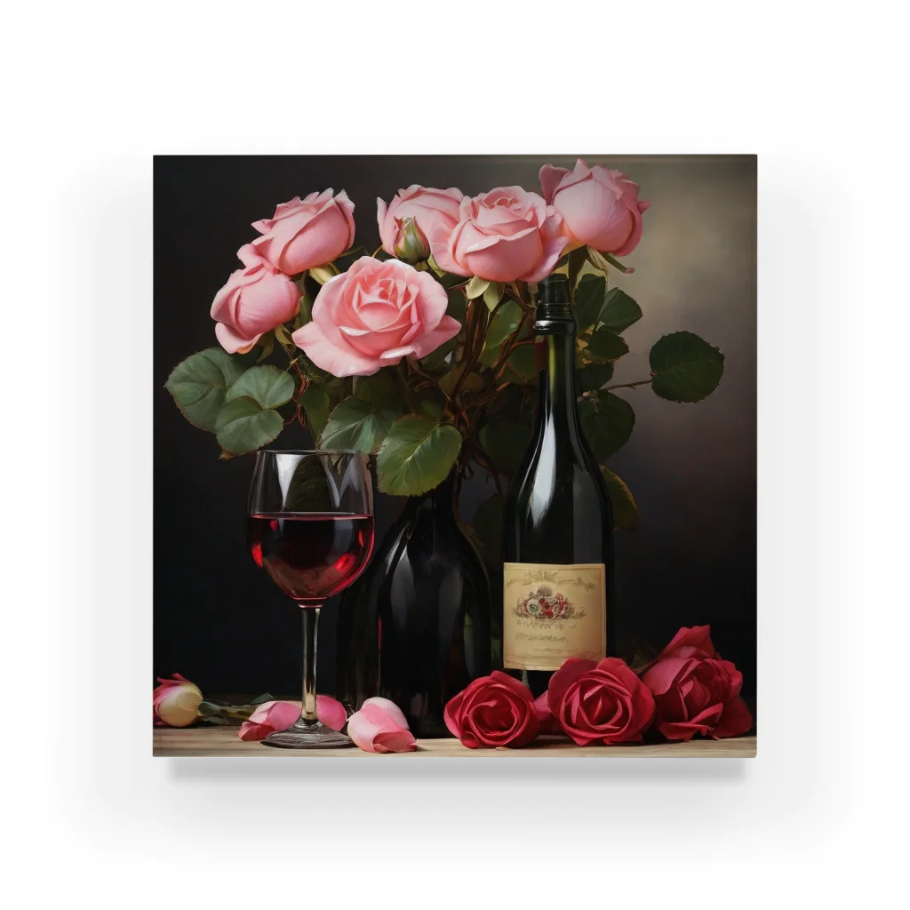 KINTA.MARIAのDays of Wine and Roses Acrylic Block