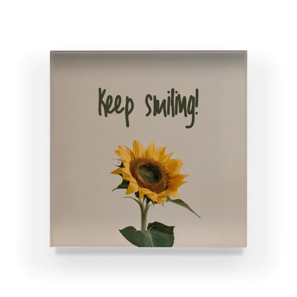 TILUのKeep smiling  Acrylic Block