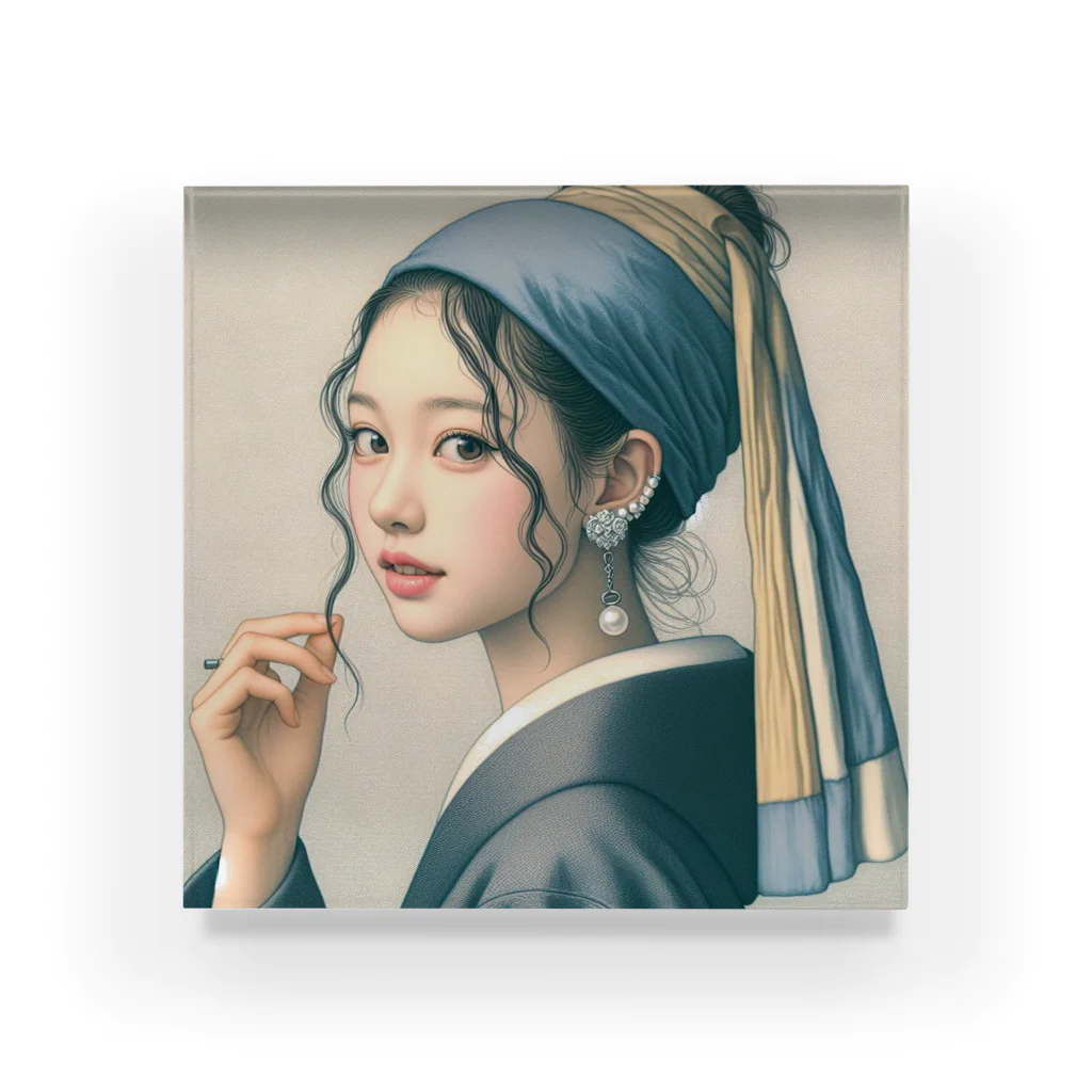 dai-gooutのJapanese Girl Acrylic Block