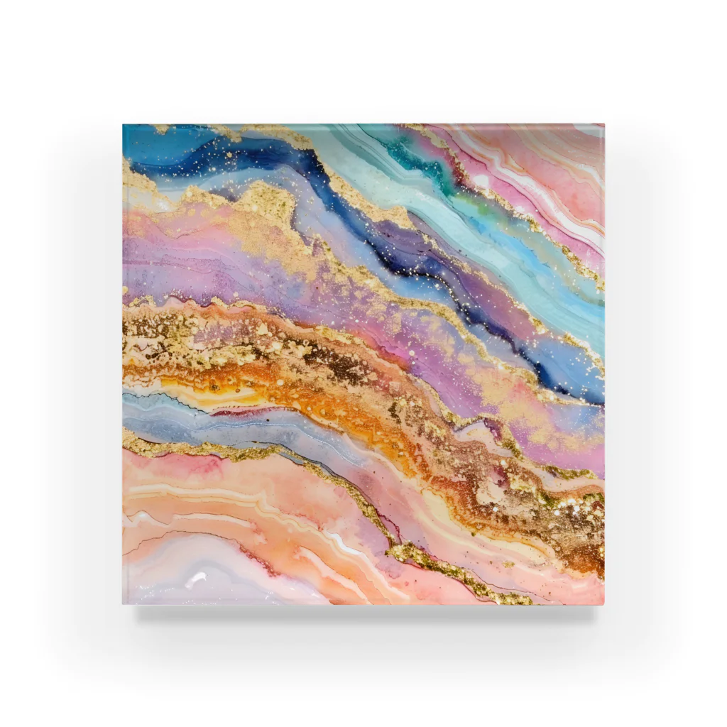 Erika_ArtistryのGeological Jazz #02 Acrylic Block