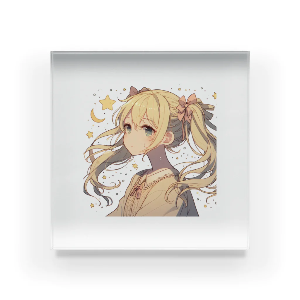 xsayaxの不思議の国の少女✨夢🐇🎩 Acrylic Block