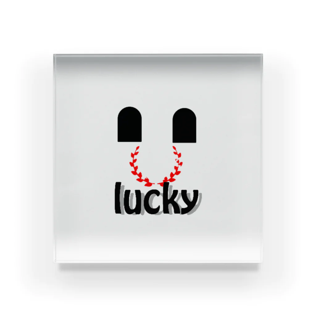 なんでもショップのluckyランド アクリルブロック