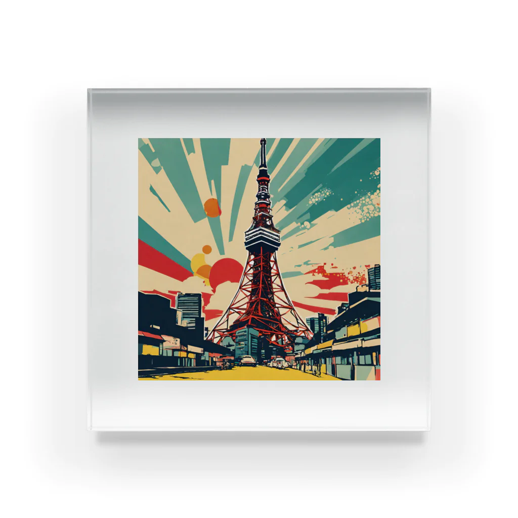 NeoPopGalleryのPOPARTTOKYOTOWER アクリルブロック