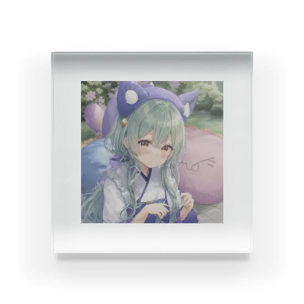 いよさんの楓ちゃん (kaede) Acrylic Block