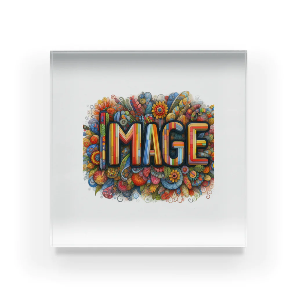 テラーショップのimage画像のグッズです。 Acrylic Block