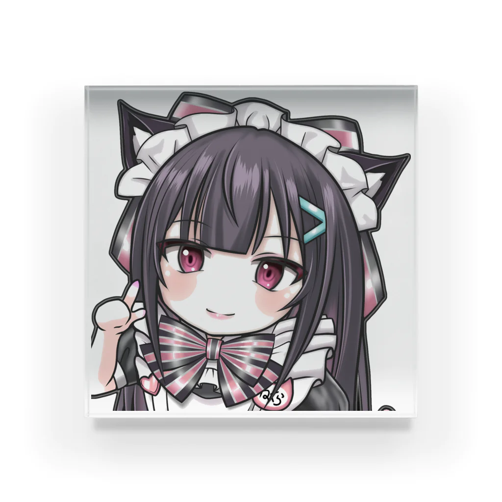 根暗ちゃんねるの根暗クララのアクリルブロック Acrylic Block