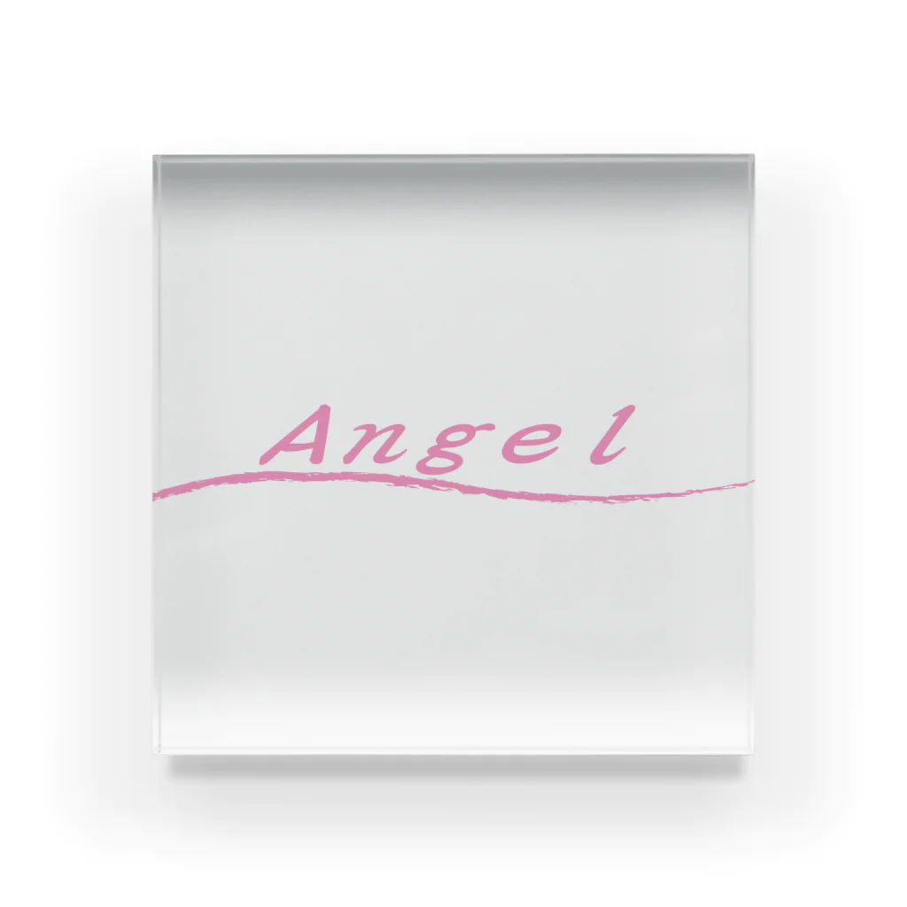 ainarukokoroのAngel Acrylic Block