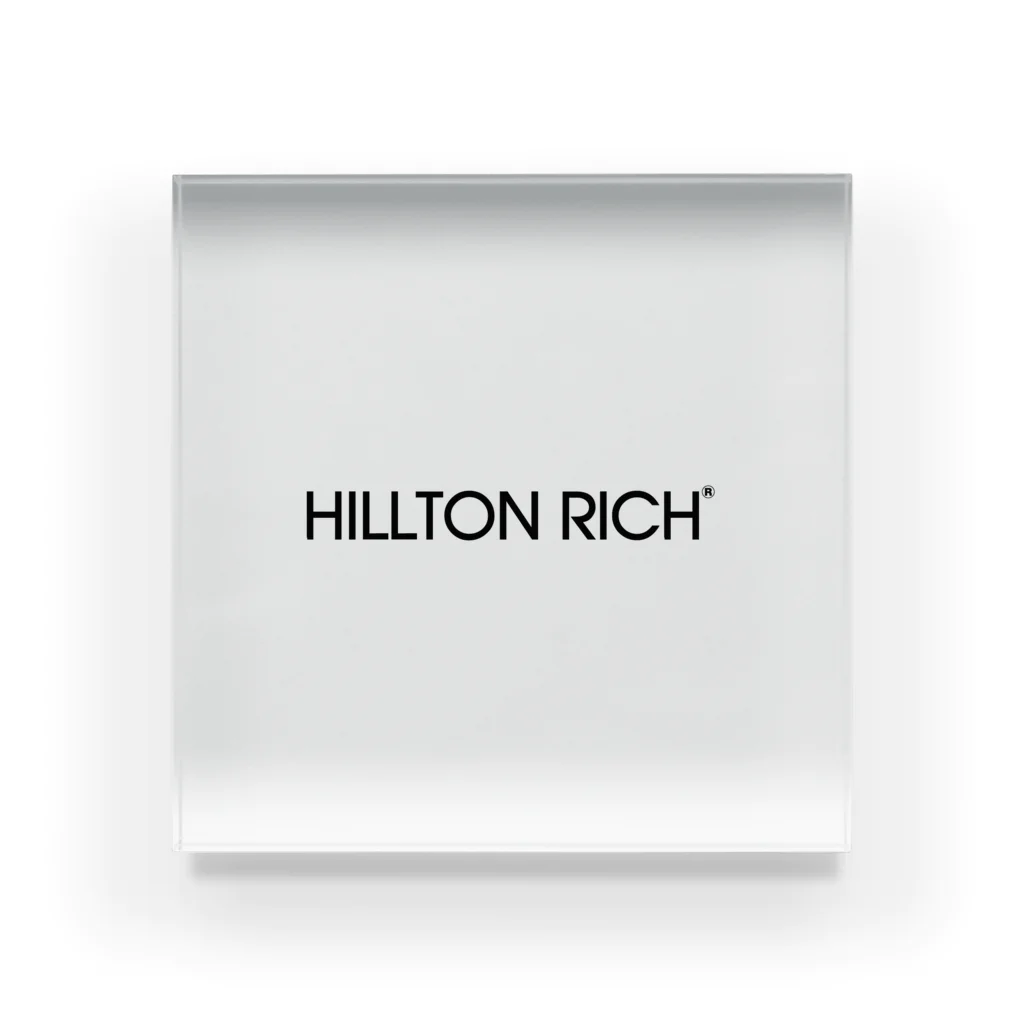 HILLTONRICHのHIRRTON RICH 公式アイテム アクリルブロック