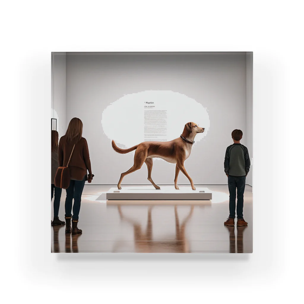 平野愛理の展示犬 Acrylic Block