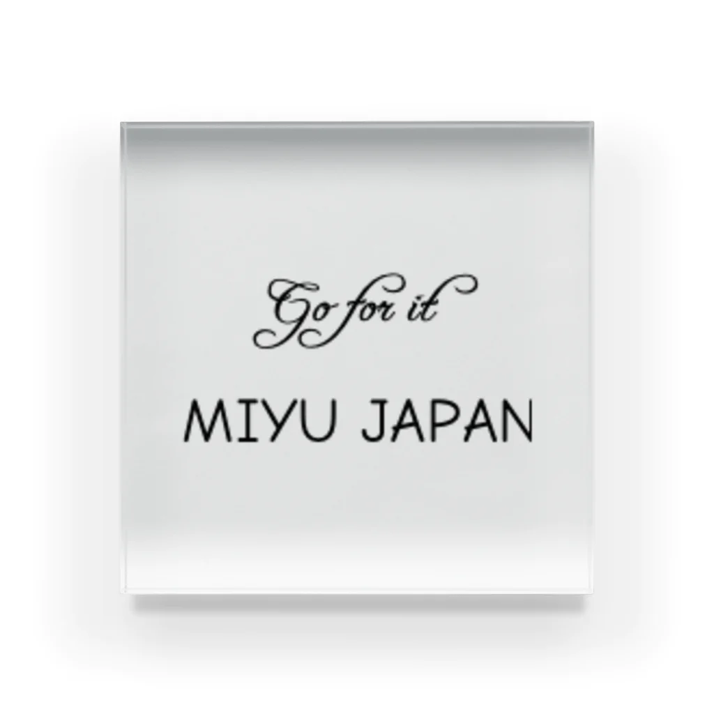 Miyu_japanのmiyu_japan アクリルブロック