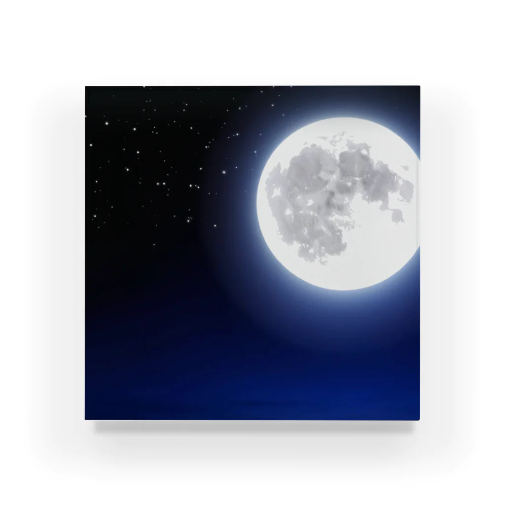 BOSATUの満月と星 アクリルブロック