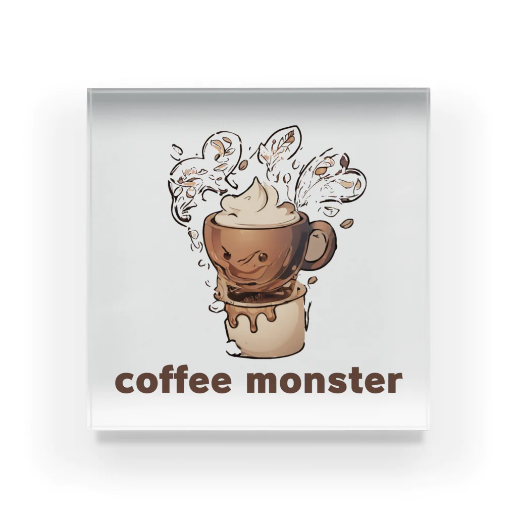 leisurely_lifeのCoffee Monster Java アクリルブロック