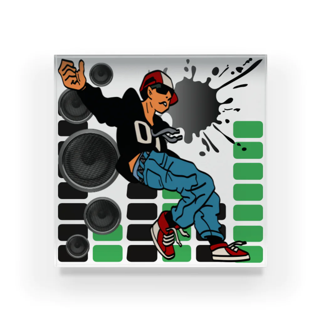 CHIBE86の「Street Dance Vibes」 Acrylic Block