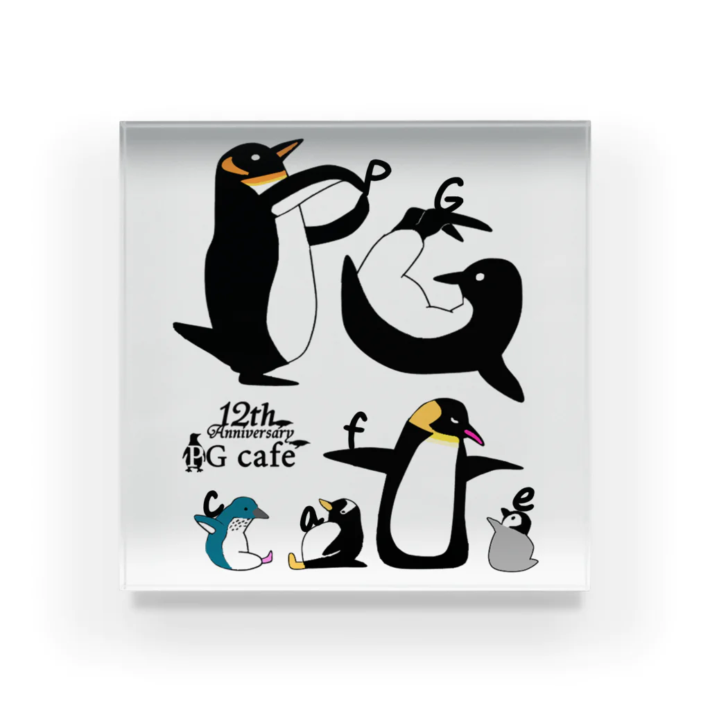 PGcafe-ペンギンカフェ-の12周年PGcafe限定グッズ Acrylic Block