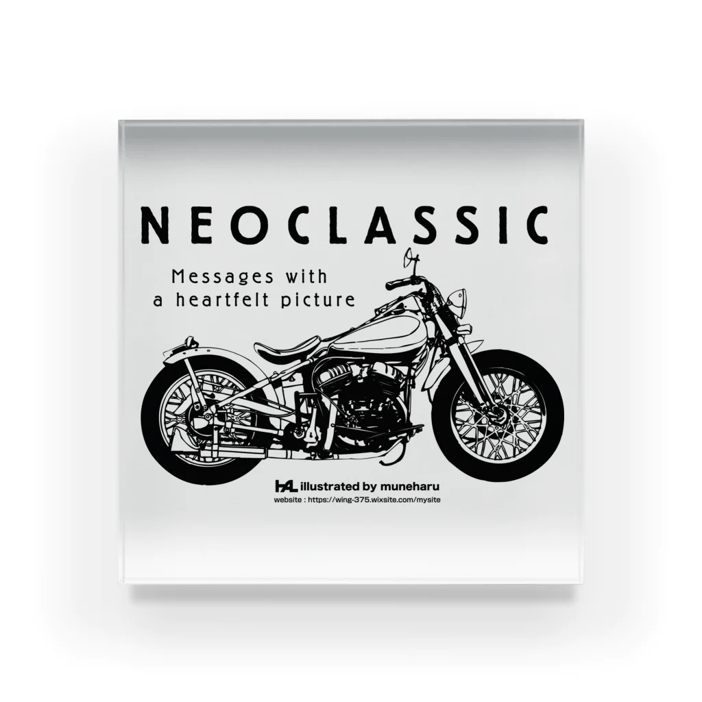 illustrator_HaLのNEOCLASSIC Acrylic Block