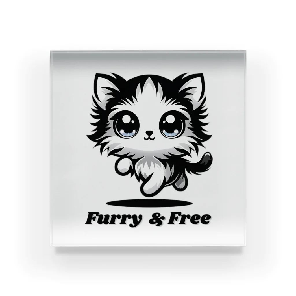 MINE Design-WorksのFurry＆Free アクリルブロック