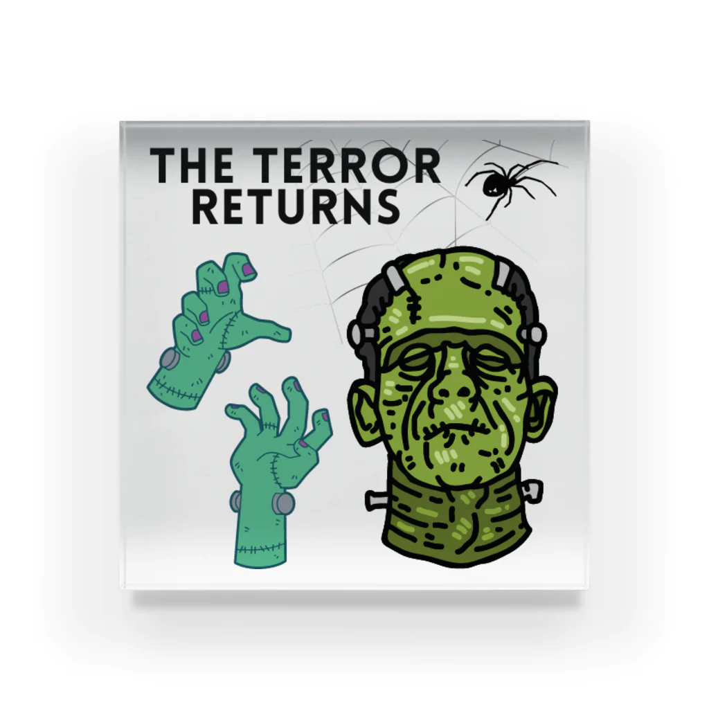 CHIBE86のThe terror returns（恐怖の復活） Acrylic Block