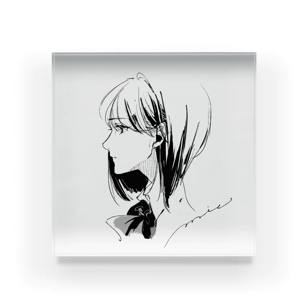 MMstoreの女の子A Acrylic Block