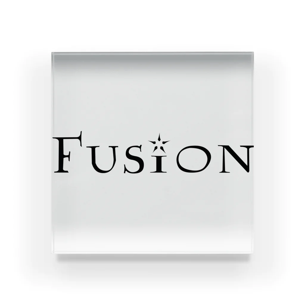 FusionのFusion第一弾 アクリルブロック