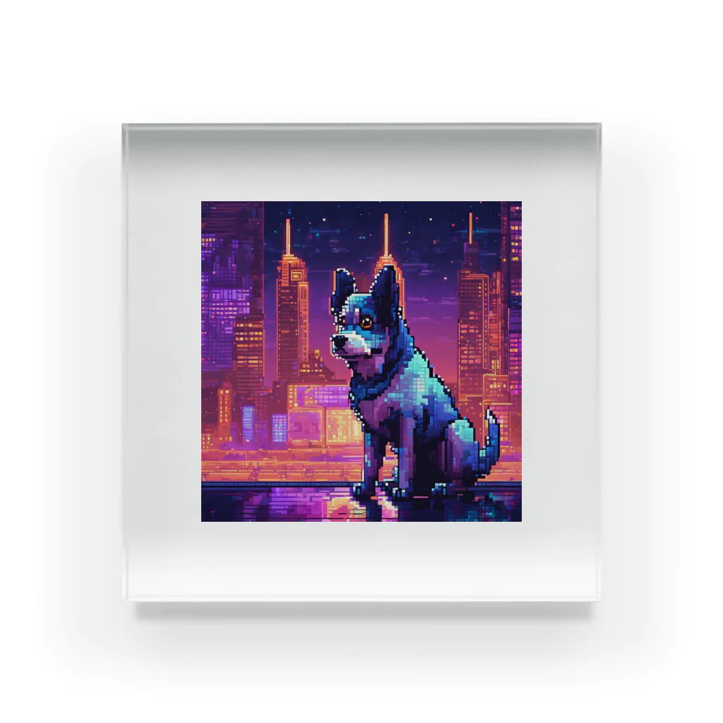 jiggyのnight dog Acrylic Block