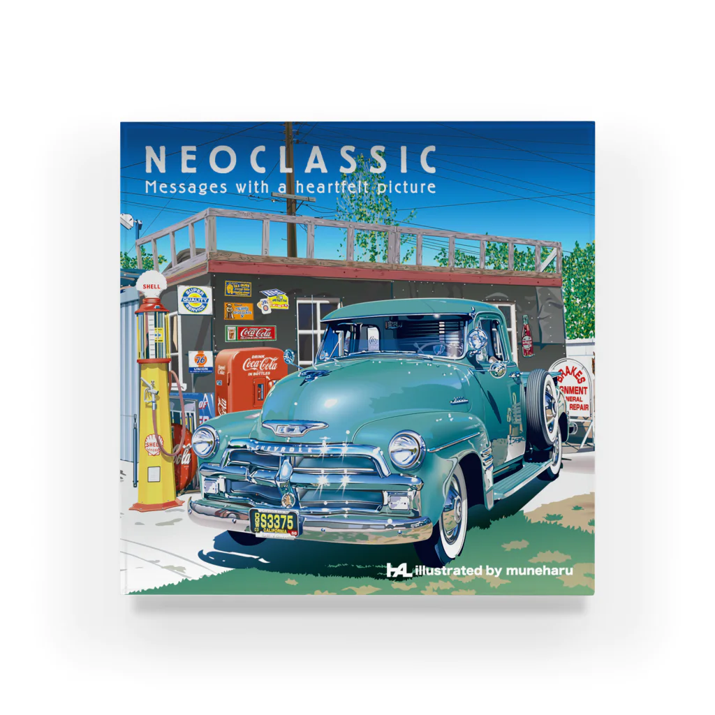 illustrator_HaLのNEOCLASSIC〜Picup Truck アクリルブロック