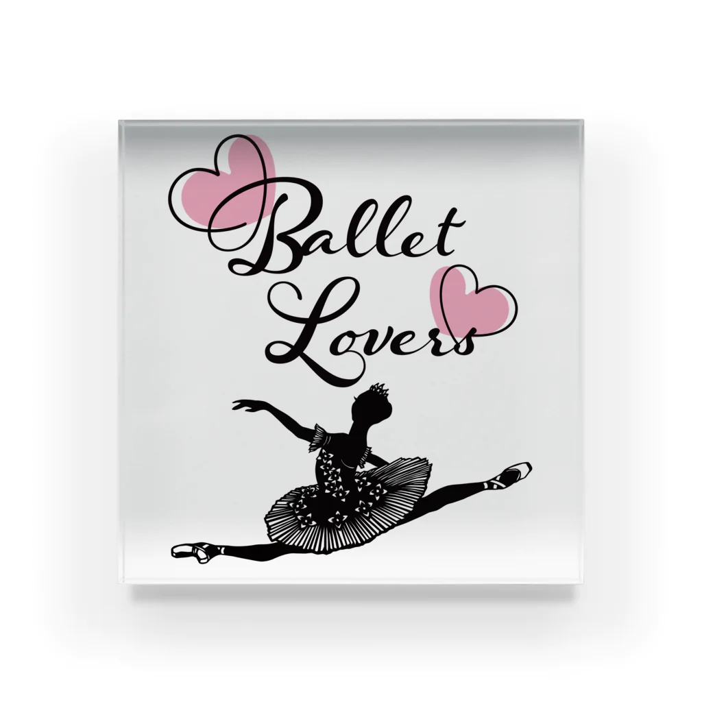 Saori_k_cutpaper_artのBallet Lovers Ballerina アクリルブロック