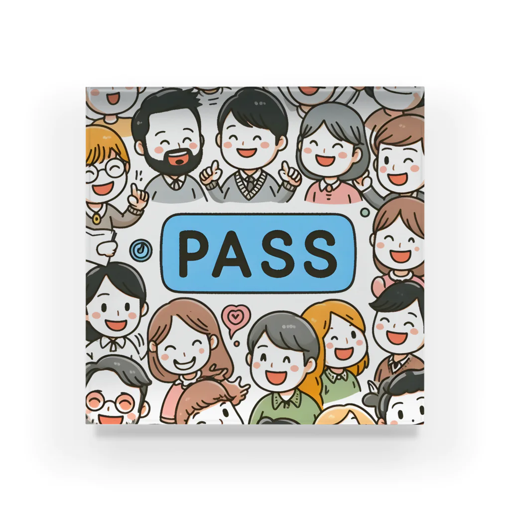 わっしょいの合格PASSED アクリルブロック