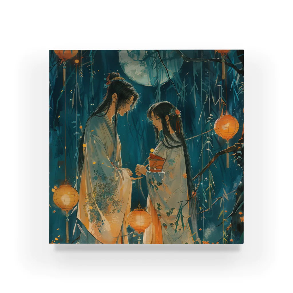 AQUAMETAVERSEの織姫と彦星・七夕祭り　Tomoe bb 2712 Acrylic Block