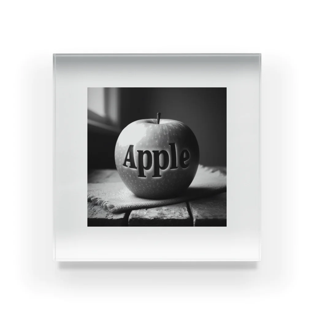 yuriseのモノトーンAppleグッズ Acrylic Block