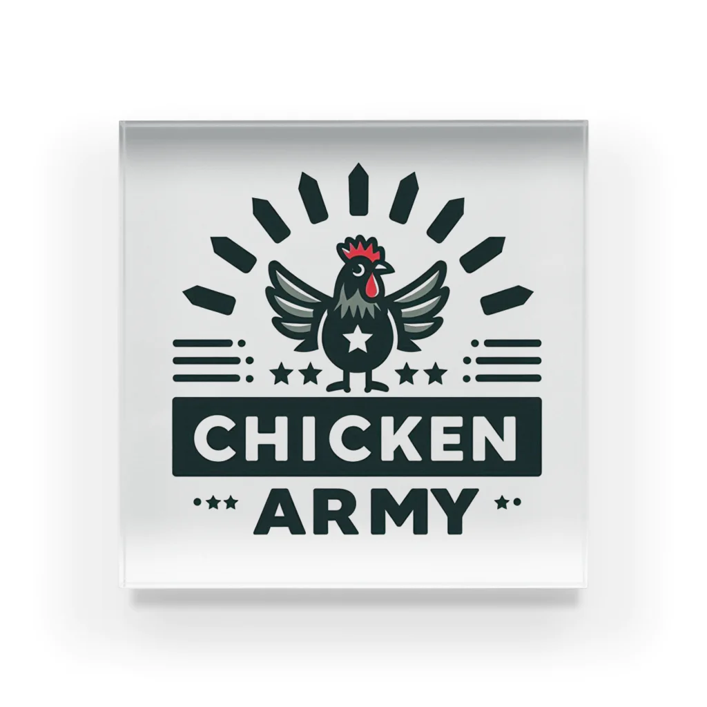 Sergeant-CluckのArmy General Staff：陸軍参謀本部 Acrylic Block