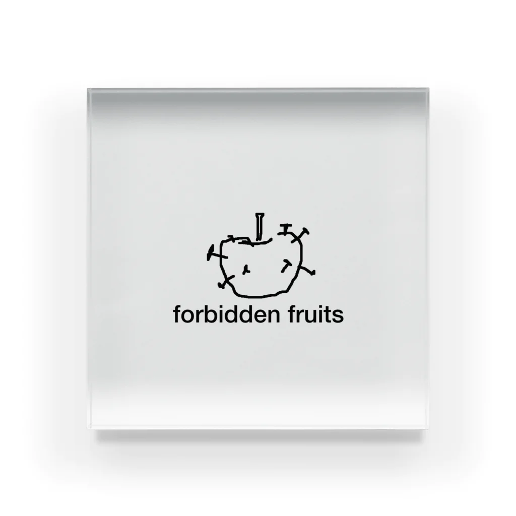 Forbidden fruits🍎🍏の禁断の果実たち アクリルブロック