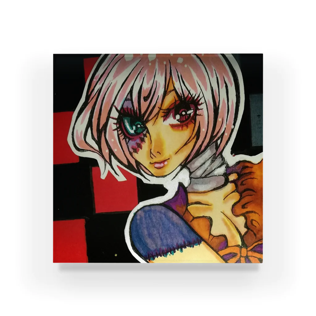 芥 柴太郎。(数式レスポール)のゾンビ･イン･ザ･ダンサー｡ Acrylic Block