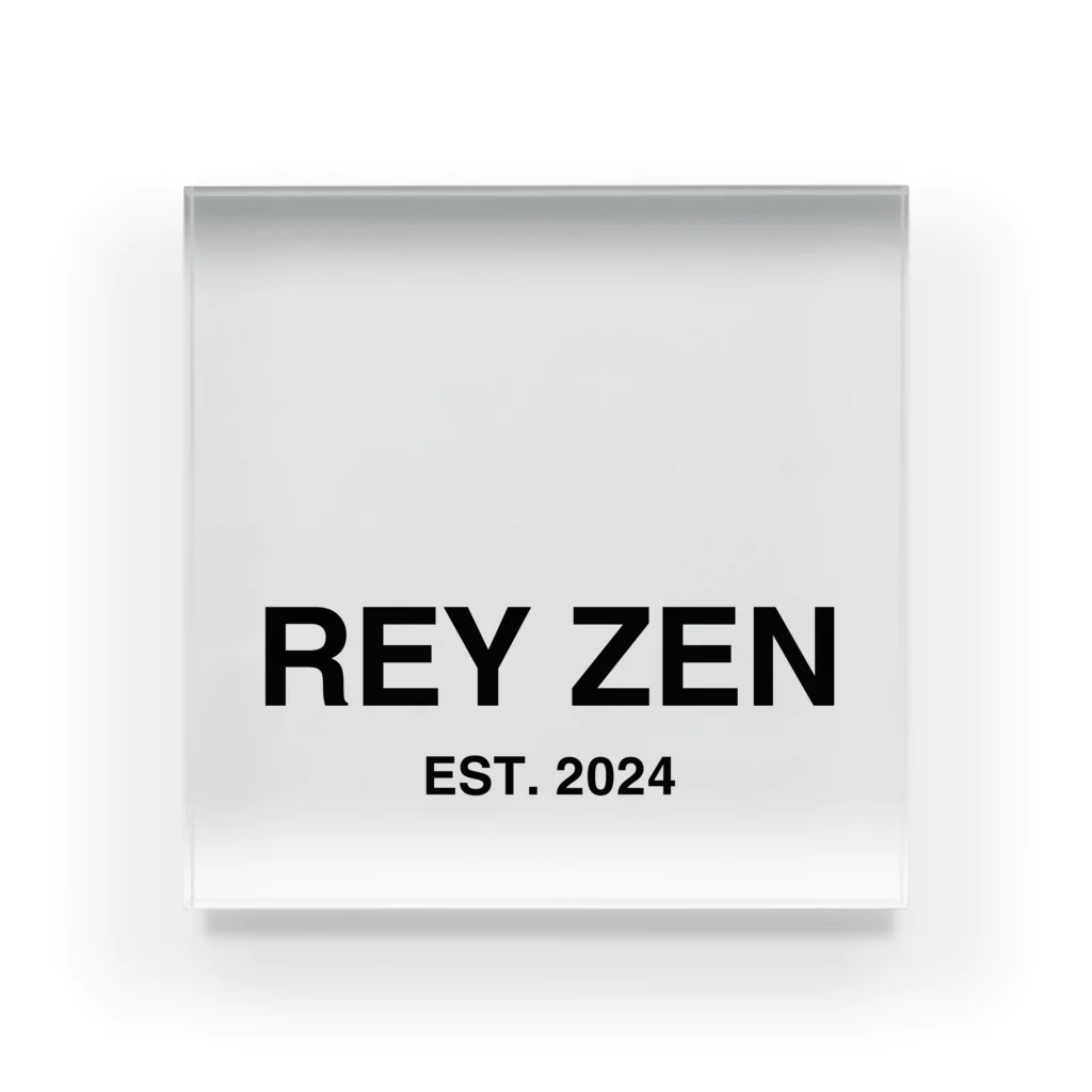 REY ZENのWHITE-BLACK 아크릴 블럭