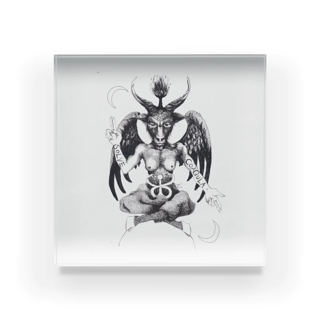 AnomaliA-NachiのBaphomet Acrylic Block