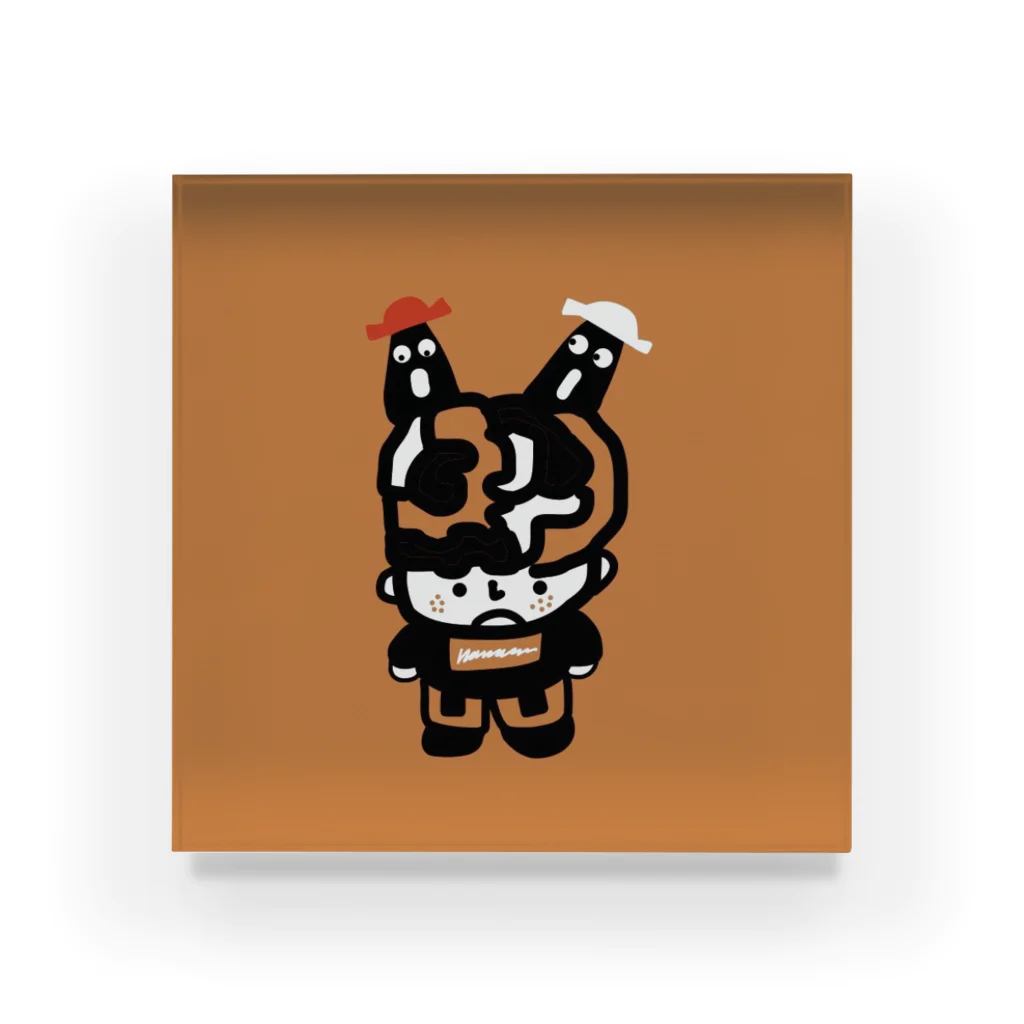 プラットフォームのそばくん Acrylic Block