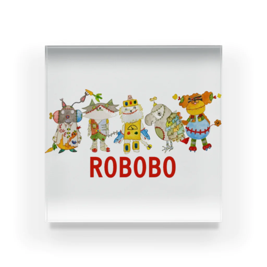 ねこぜや のROBOBO アクリルブロック