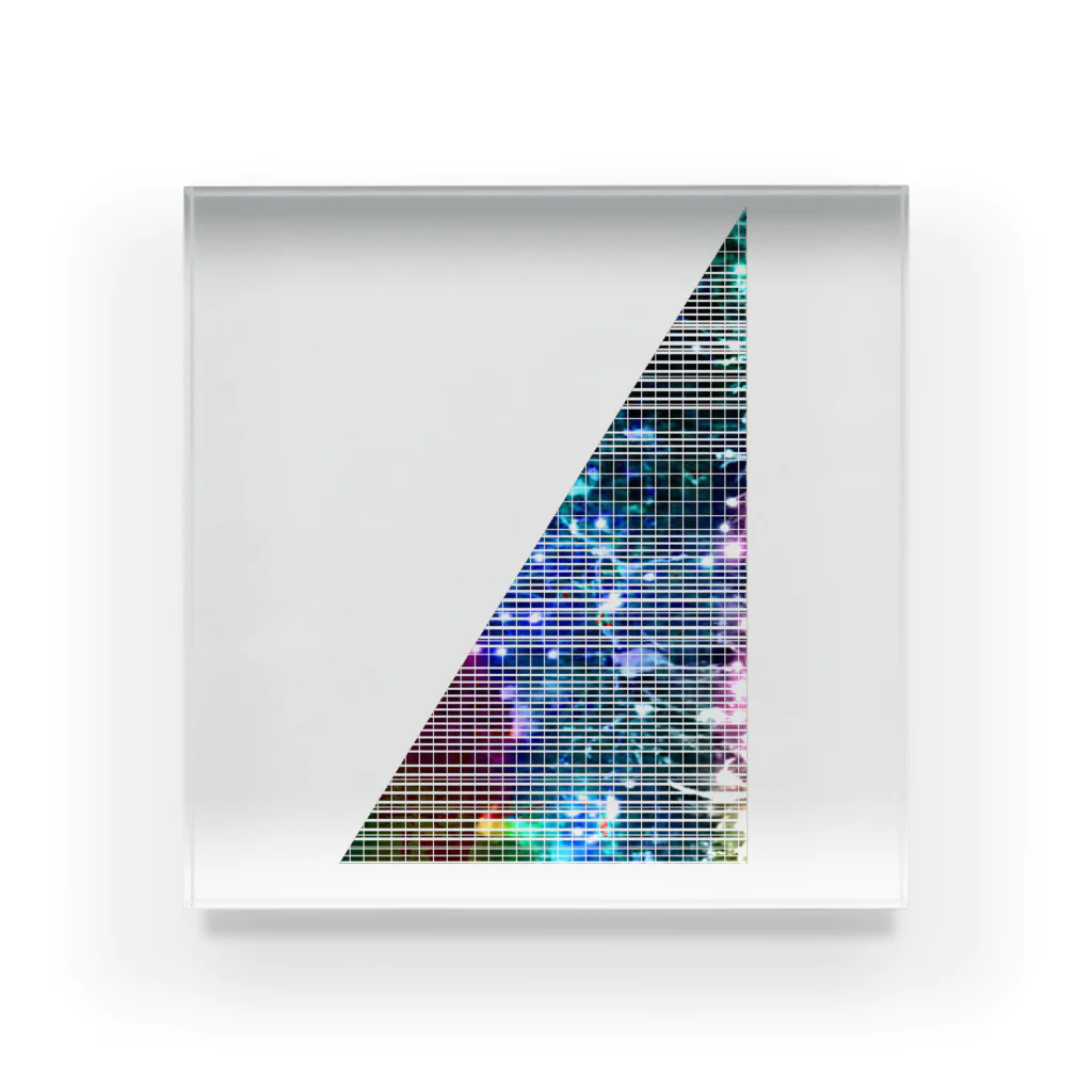 線入り直角三角形 / curuminのアクリルブロック通販 ∞ SUZURI