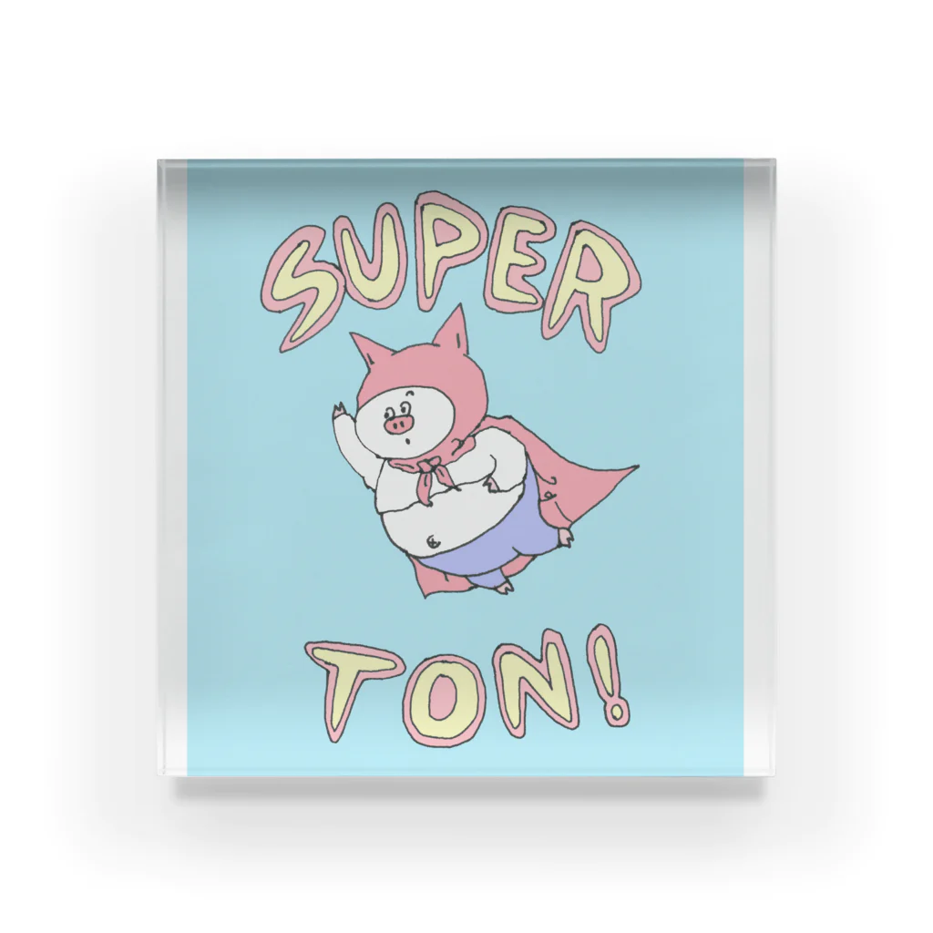 【Yuwiiの店】ゆぅぅぃーのSUPER★TON アクリルブロック