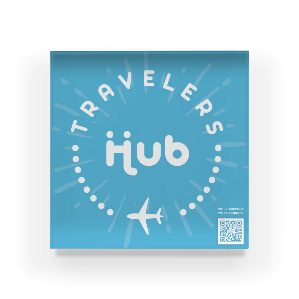 TravelersHubのトラベラーズハブスタンド Acrylic Block