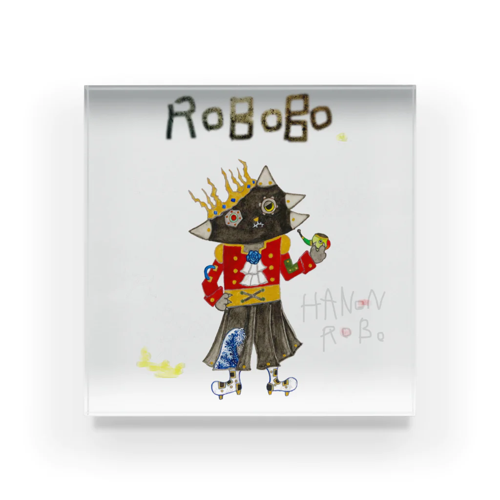 ねこぜや のROBOBO 「ハノンロボ」 Acrylic Block