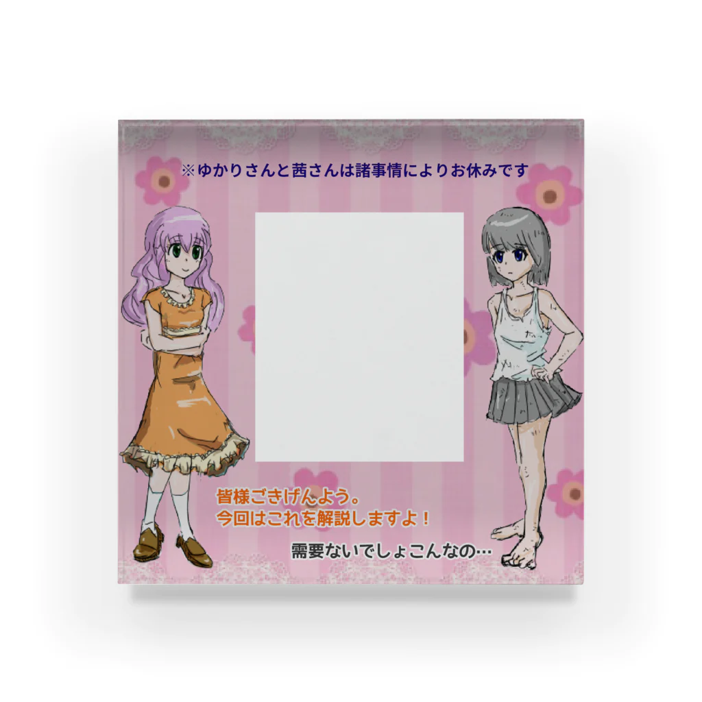 キューブ・ザ・双頭の＊＊をゆっくり解説します Acrylic Block