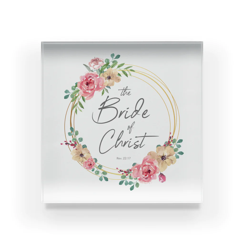 一羽のすずめのthe Bride of Christ Acrylic Block